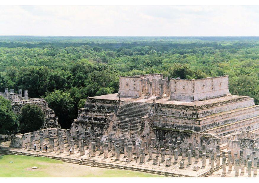 Foto krigarnas tempel, chichA©n itzA 